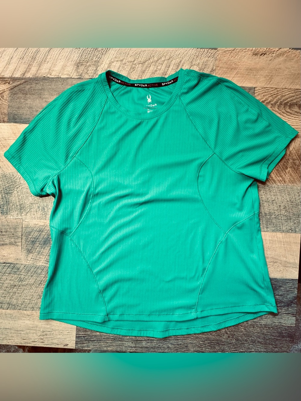 Spyder Green Short Sleeve Performance Tee